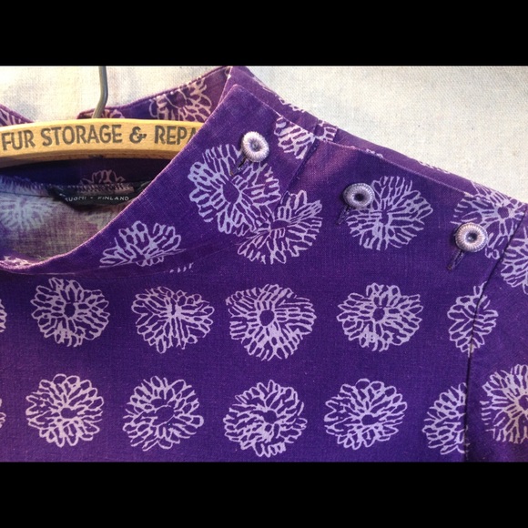 RARE Marimekko 1961 Chrysanthemum Sheath Dress - Picture 3 of 10